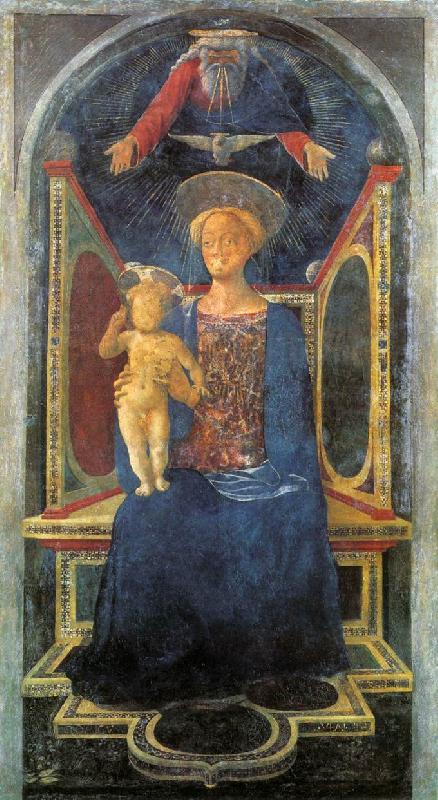 DOMENICO VENEZIANO Madonna and Child sd Spain oil painting art
